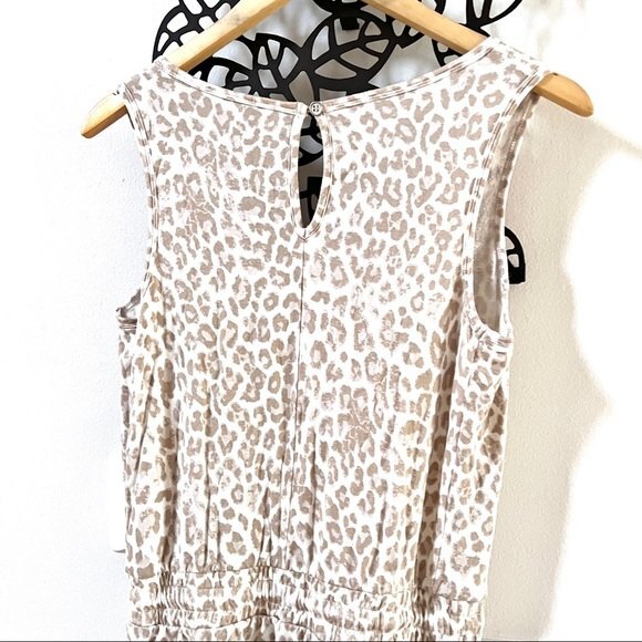 RACHEL ZOE Leopard Printed Scoop Neck Jumpsuit S - Picture 15 of 15